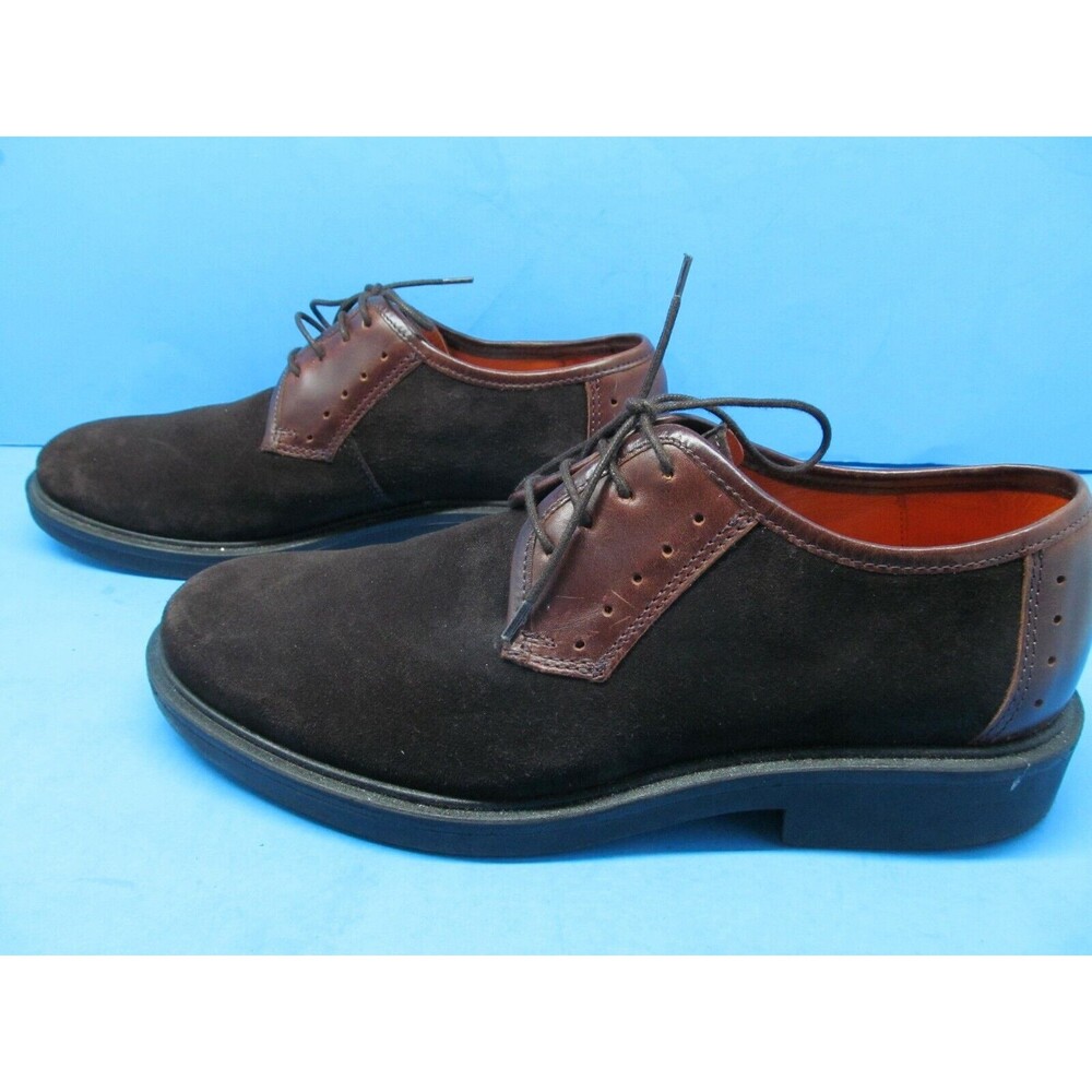 Antonio Parriego Mens Brown Leather And Nubuck Derbys Size US 9 EUR 42 - Picture 4 of 9